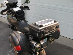 Motosiklete güneş Paneli Takmak V-strom