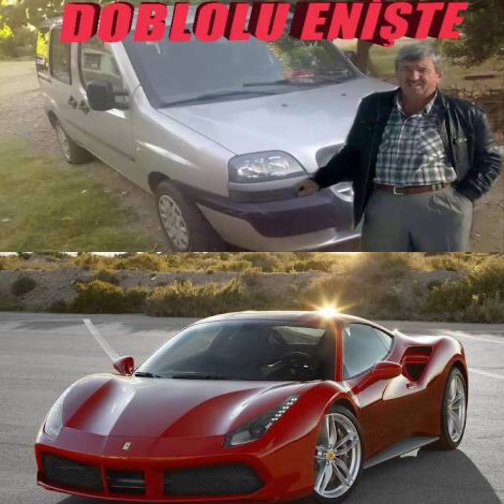 Doblolu enişte v.s Ferrari