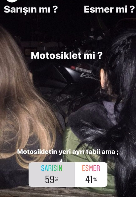 Motosiklet mi sarışın mı-esmer mi?