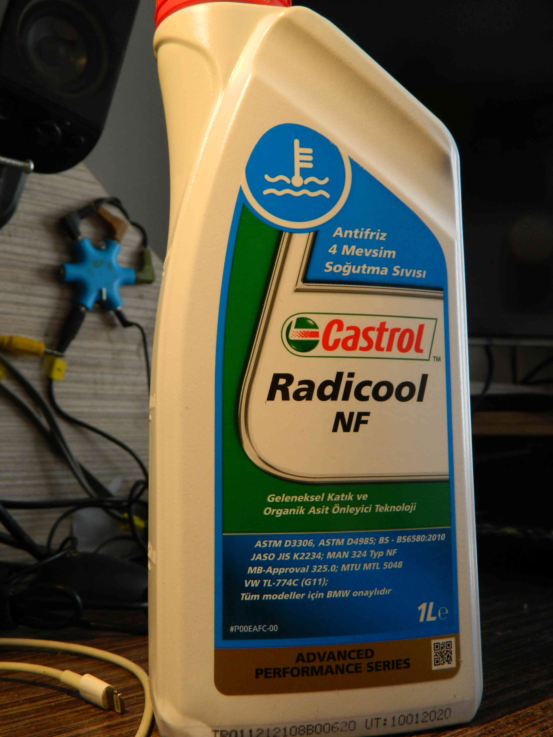 castrol radicool nf serisi motosiklet için geliştirilmiş antifriz (3 ...